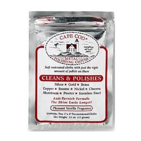 Caped Polish. 2PK 4x6 Polishing Cloth 8821